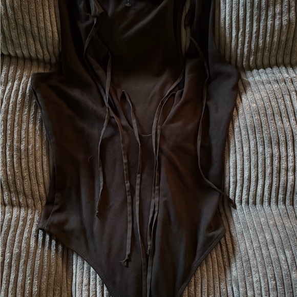 Nasty Gal Black Bodysuit - Picture 1 of 3